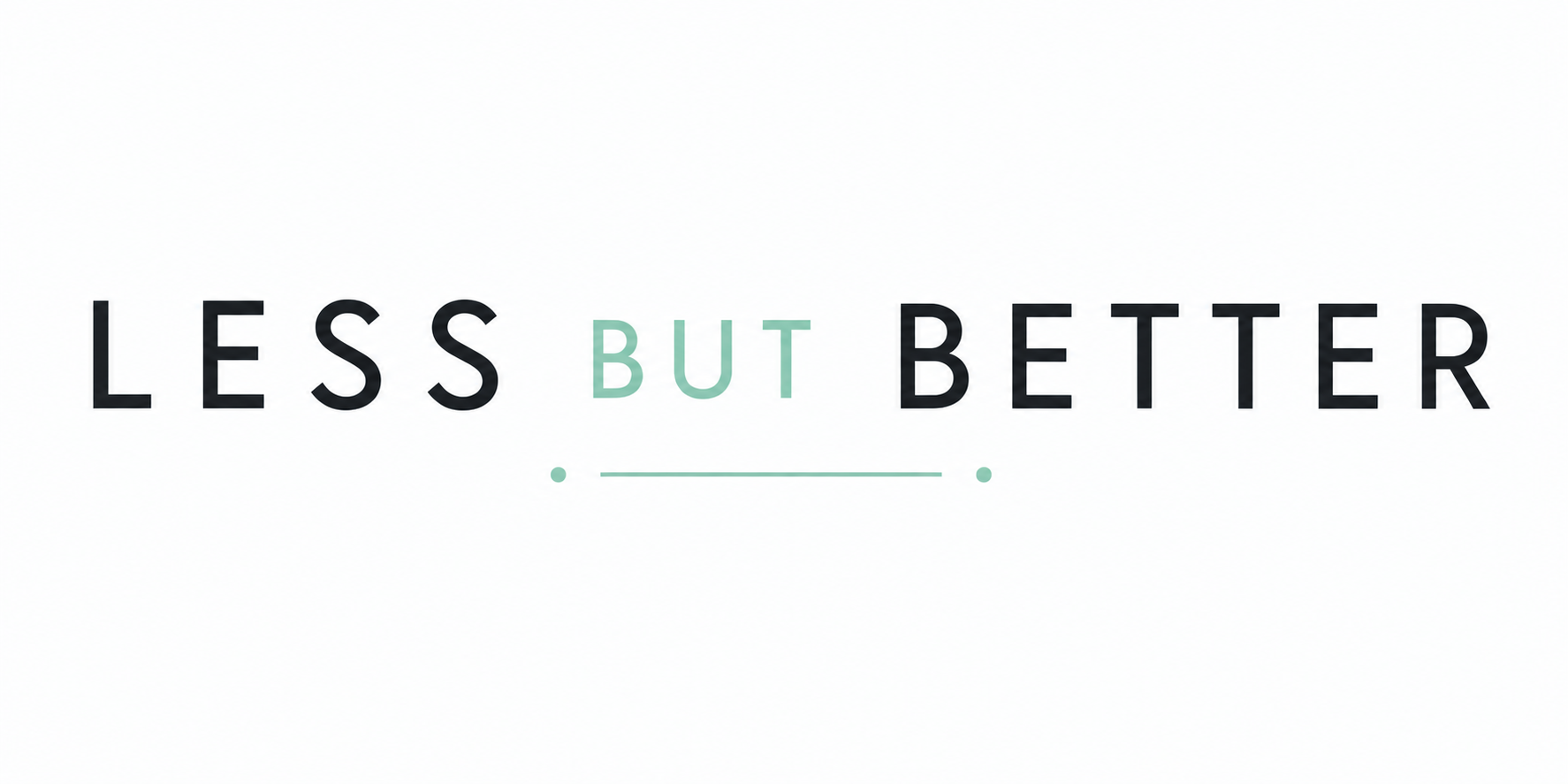 Less but Better Logo